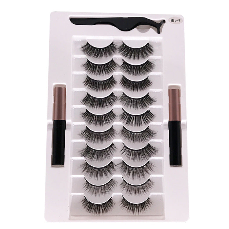 Magnetic Liquid Liner & Eyelash Natural Set