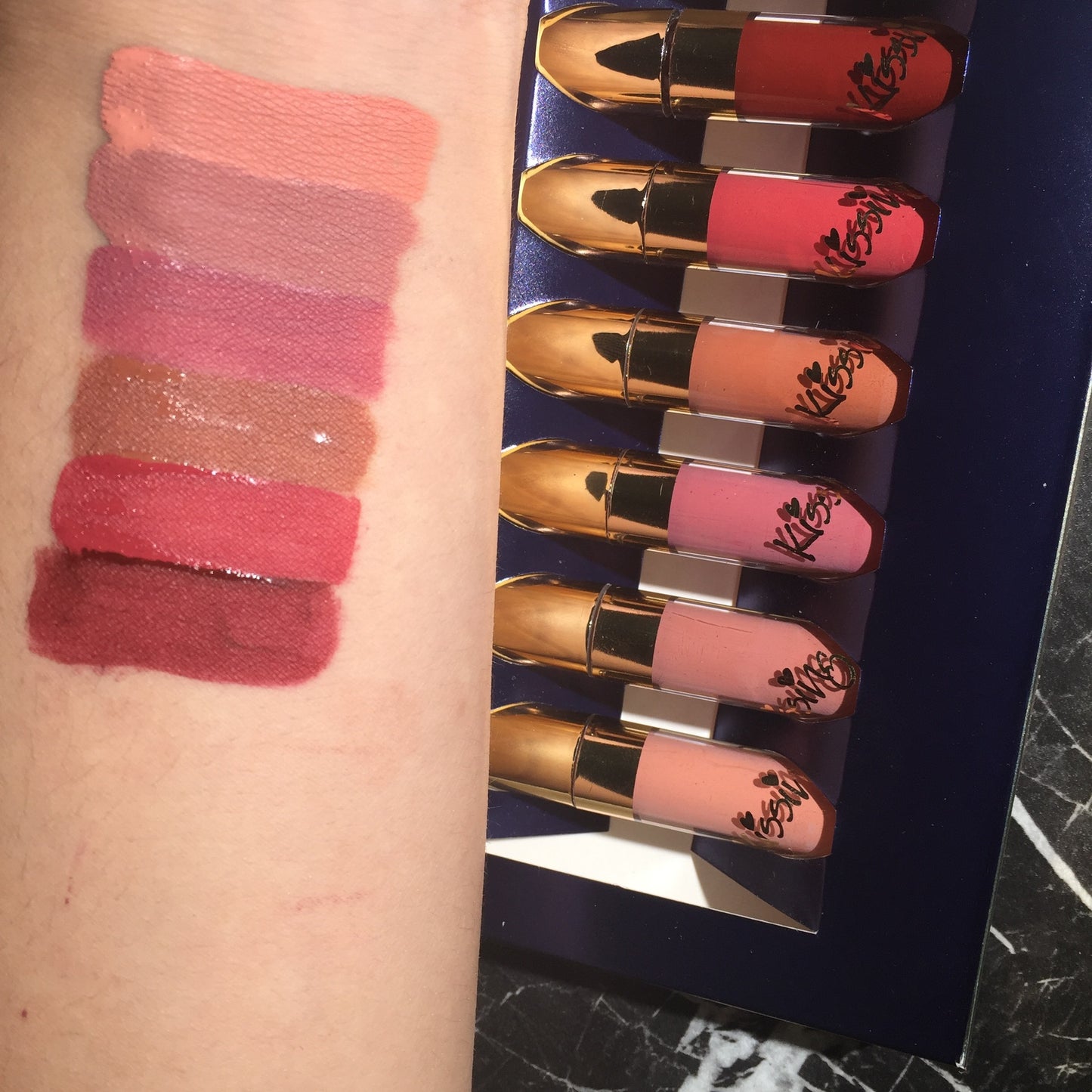 6Pcs/set Liquid Matte Lipstick
