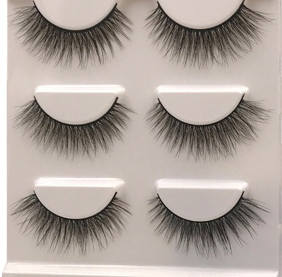 3 Pairs Natural Eyelashes For Beauty