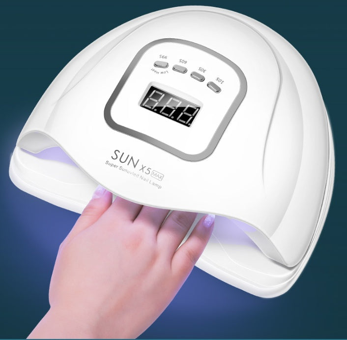 Nail polish quick-drying with glue baking lamp