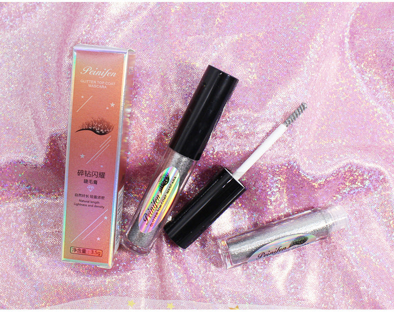 Sequins,Glitter, Snowflakes, Waterproof, Non-Smudge, Mascara - Eyeshadow