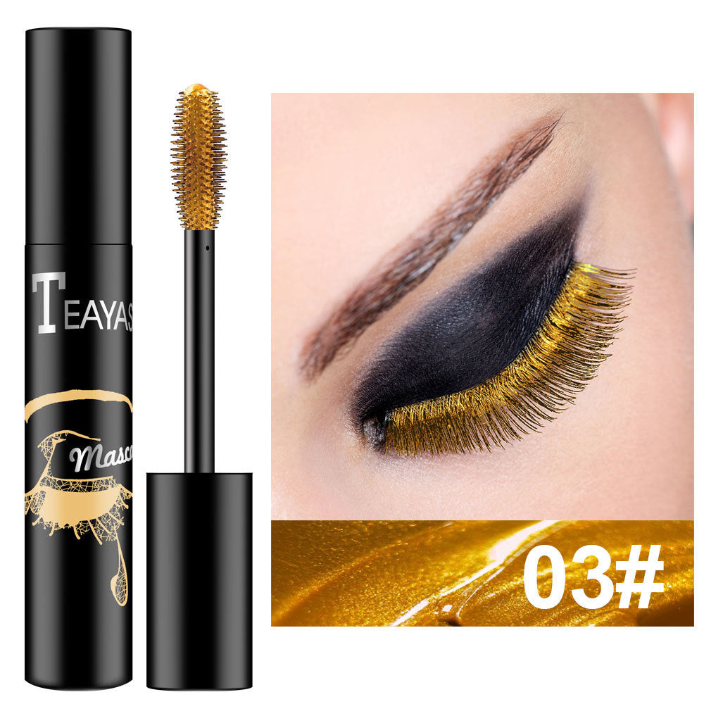 Color fluorescent eyeshadow mascara