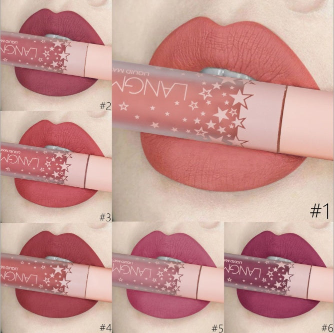 Matte Lipstick Waterproof with Velvet Lipstick Set