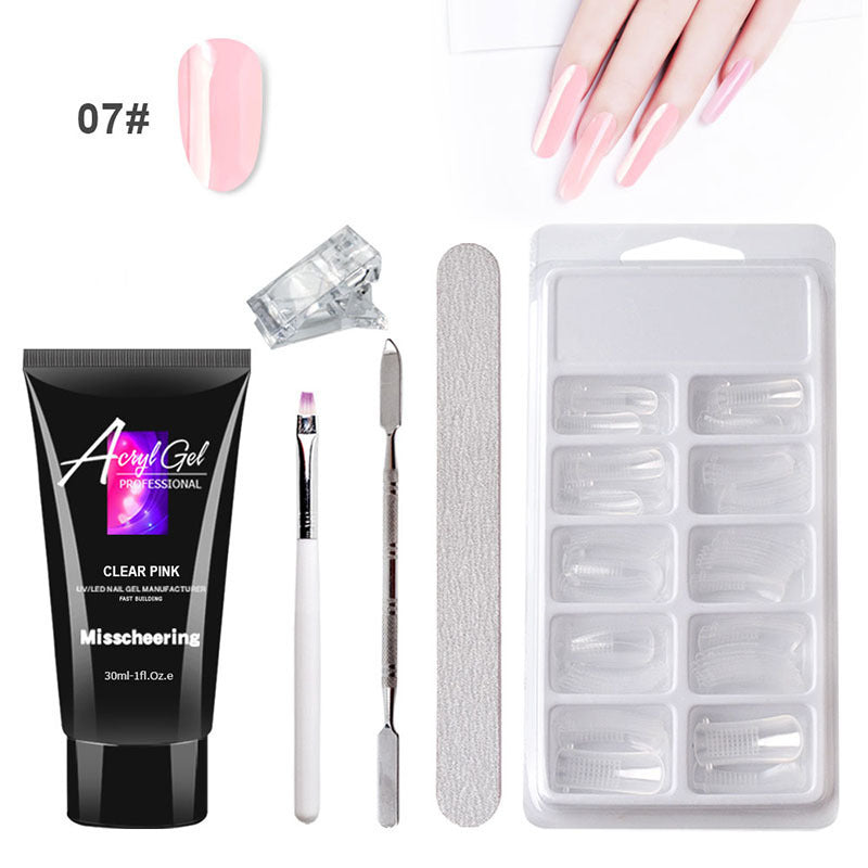 Painless Extension Nail Gel-Nail Art Without Paper Holder