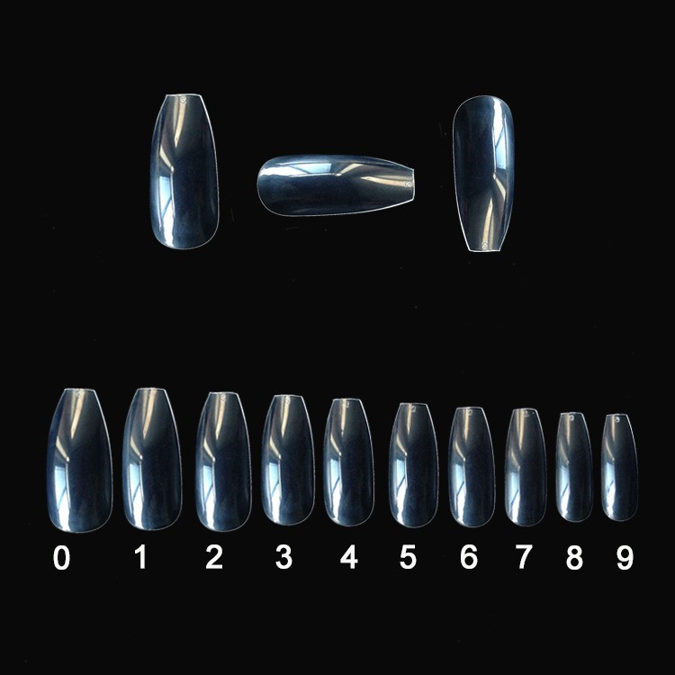 500 Piece Transparent nails