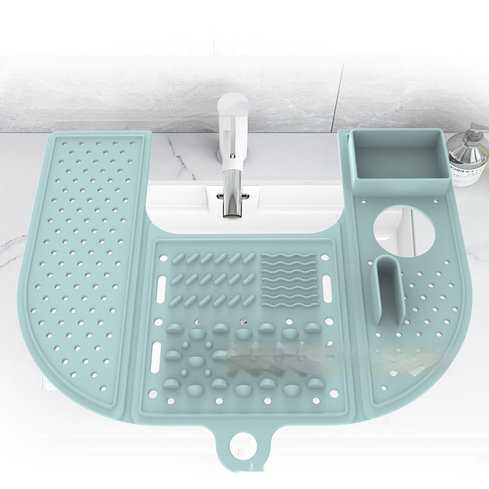 Foldable Sink Dresser Storage Pad Silicone