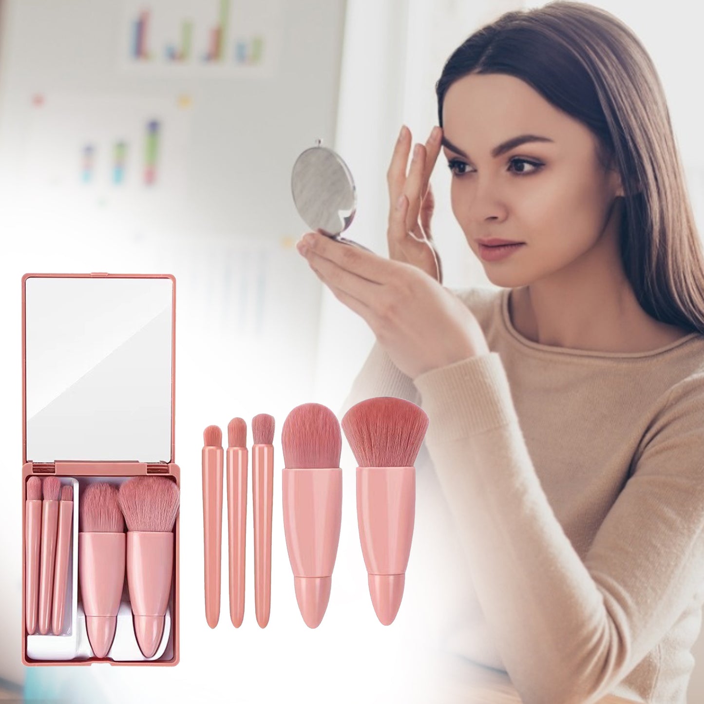 5Pcs Makeup Brush Set