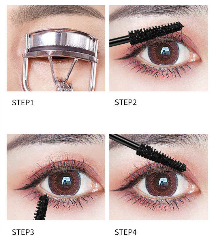 Slender-Curling Waterproof 4D Mascara - Eyeshadow