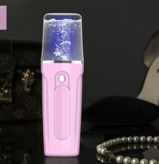 Facial Moisturizing Steamer Tool With USB Charging & Battery Bank