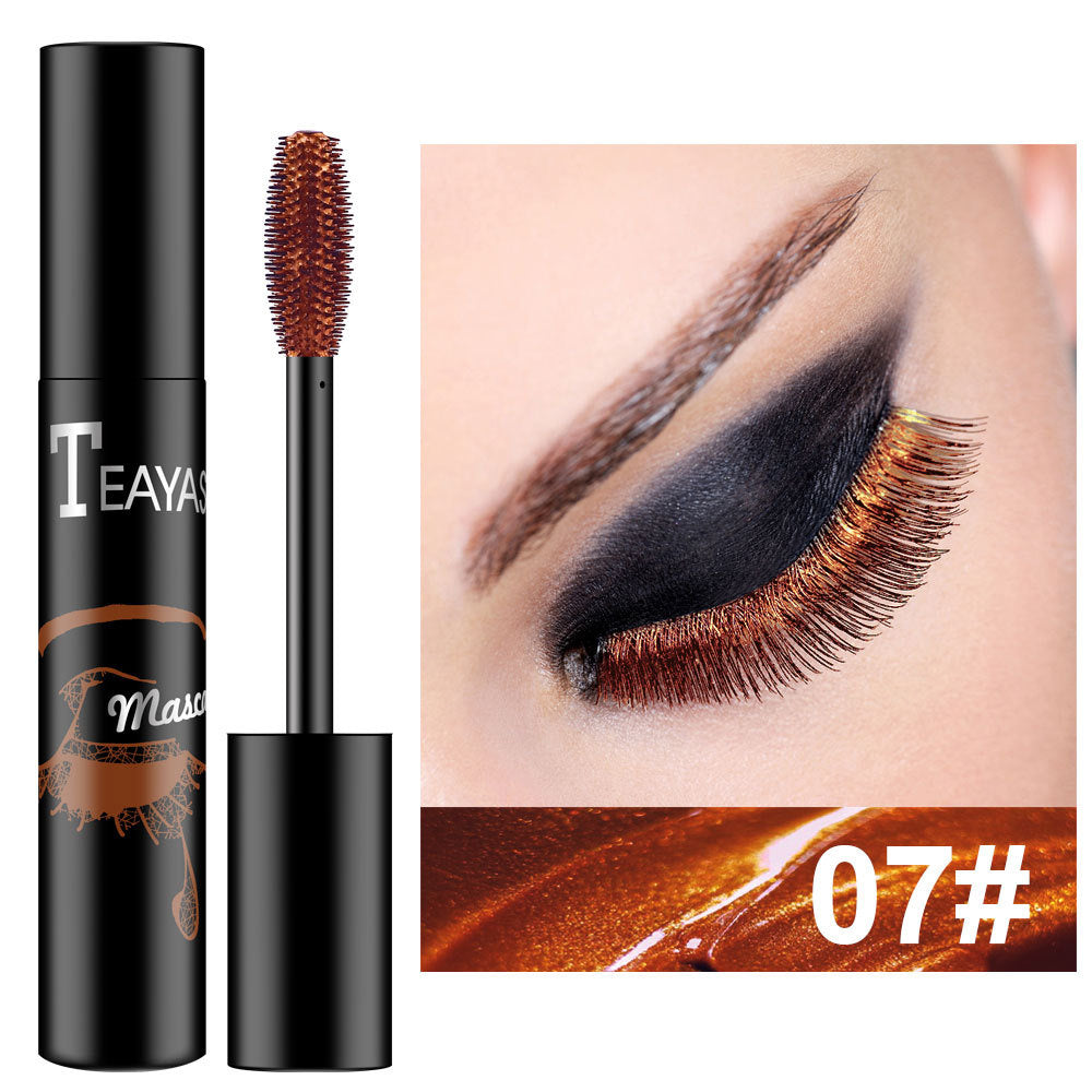 Color fluorescent eyeshadow mascara