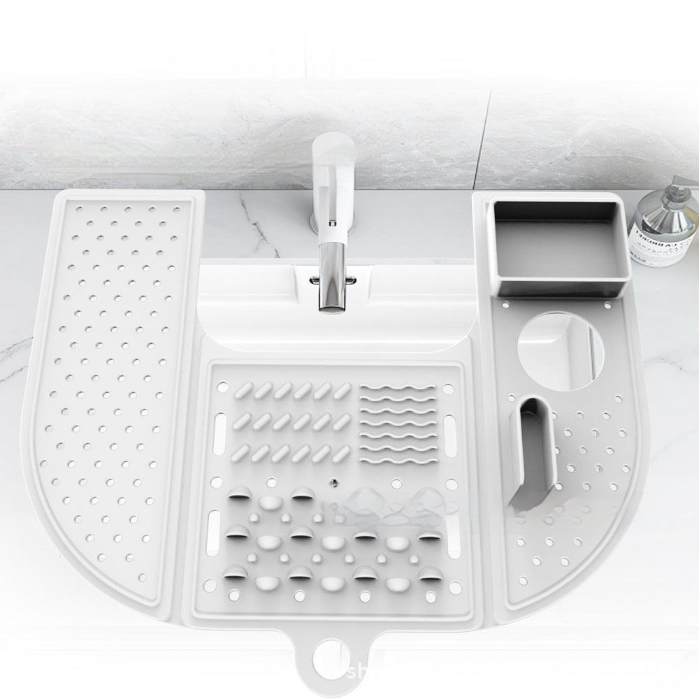 Foldable Sink Dresser Storage Pad Silicone