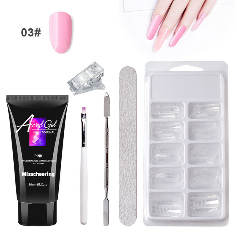 Painless Extension Nail Gel-Nail Art Without Paper Holder