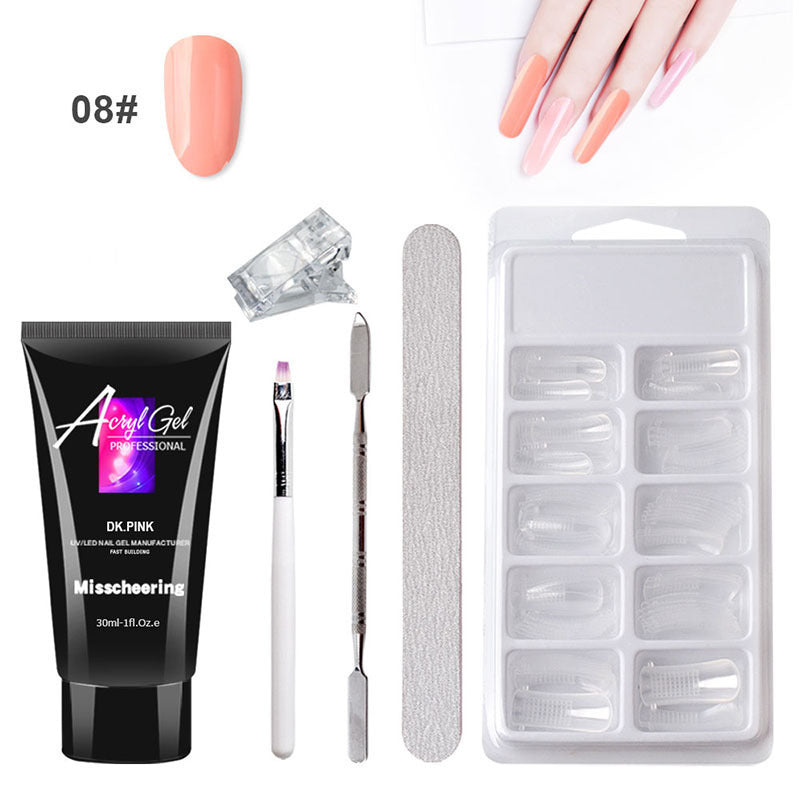 Painless Extension Nail Gel-Nail Art Without Paper Holder