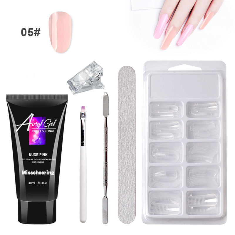 Painless Extension Nail Gel-Nail Art Without Paper Holder