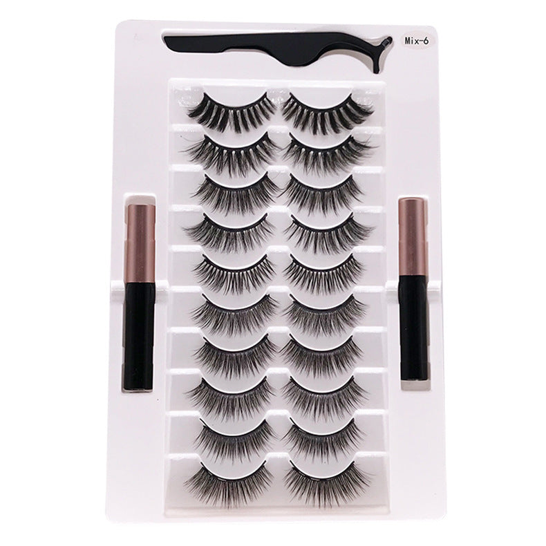 Magnetic Liquid Liner & Eyelash Natural Set