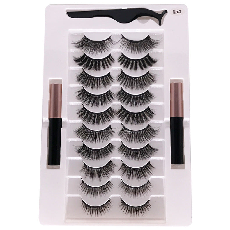 Magnetic Liquid Liner & Eyelash Natural Set