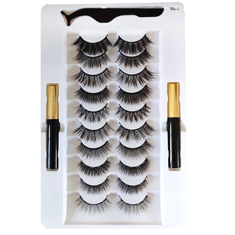 Magnetic Liquid Liner & Eyelash Natural Set