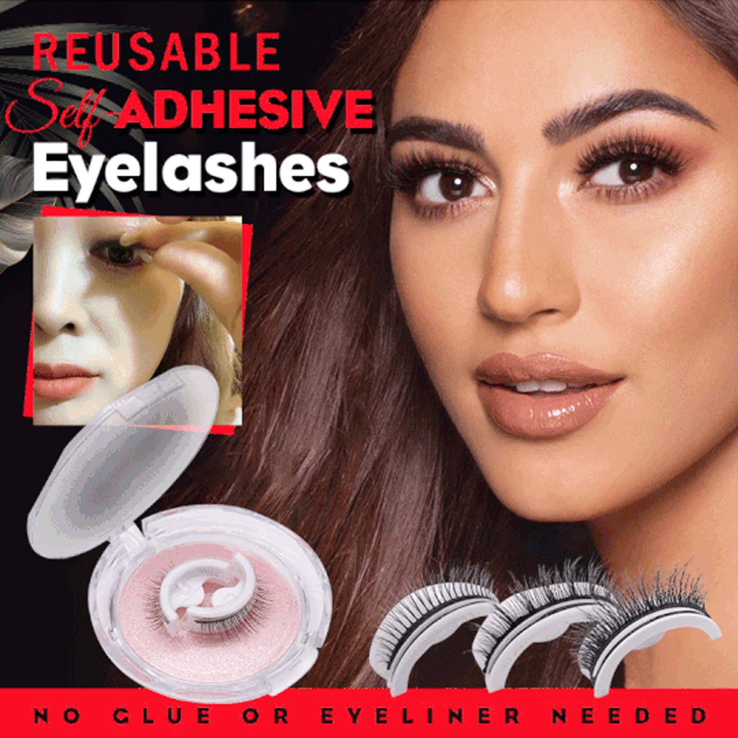 Thick Glue Free Self Adhesive Eyelashes