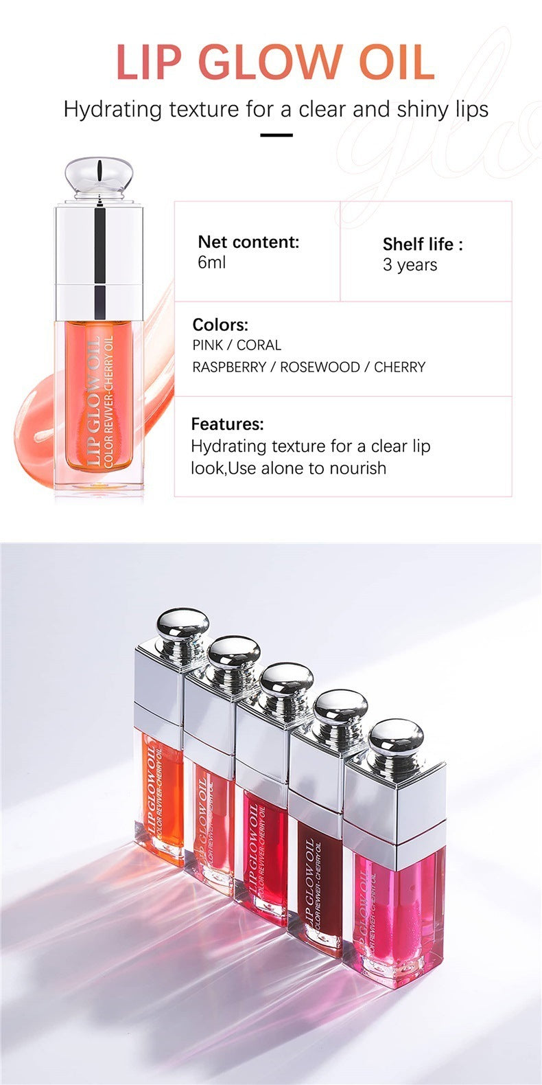 Ibcccndc Lip Gloss Lipstick Moisturizing And Nourishing