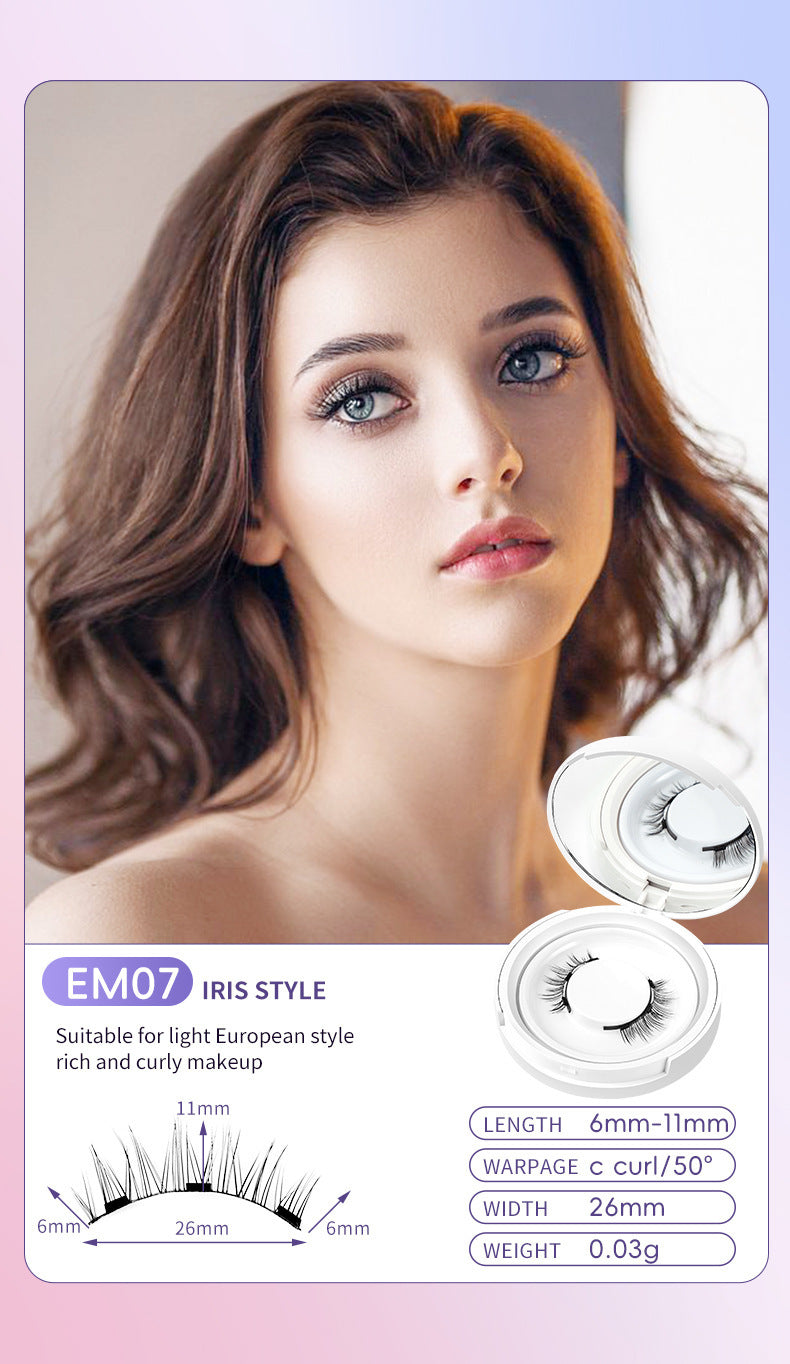 Natural Eyelashes Magnetic Suction Easy To Wear