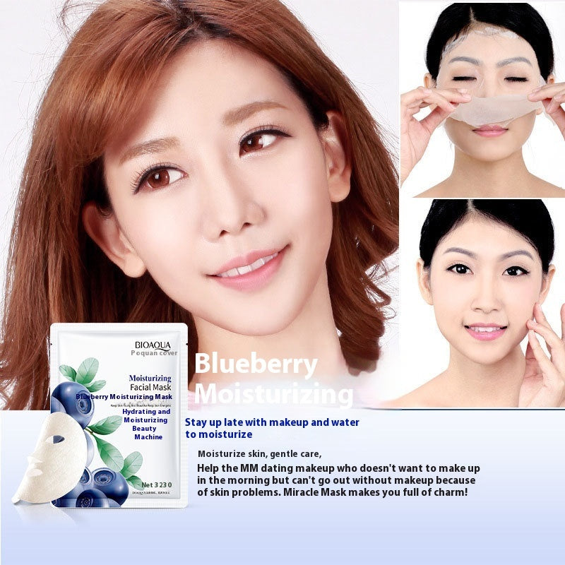 Blueberry Combination Moisturizing Snow Skin Silk Invisible Mask