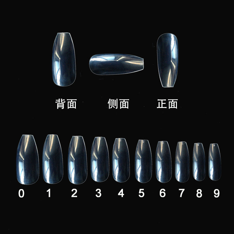 500 Piece Transparent nails