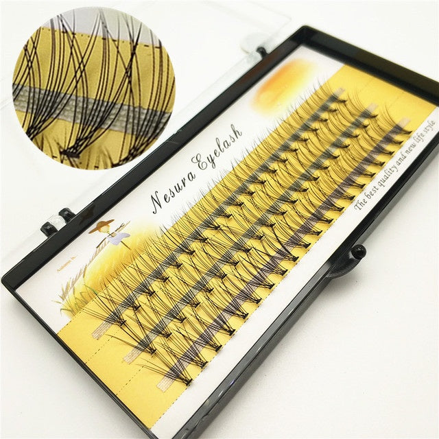 Imitation mink hair single planted eyelashes