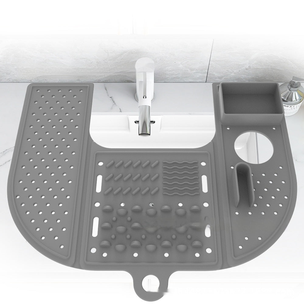 Foldable Sink Dresser Storage Pad Silicone