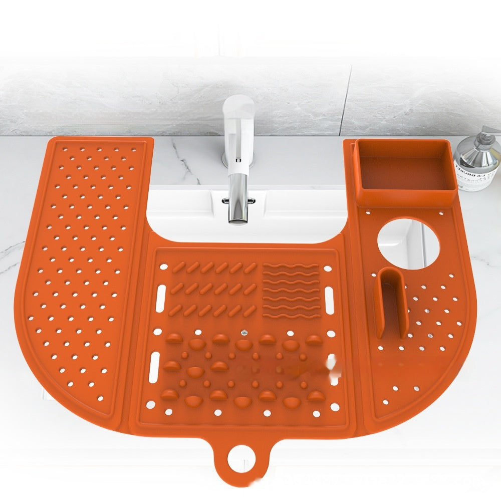 Foldable Sink Dresser Storage Pad Silicone
