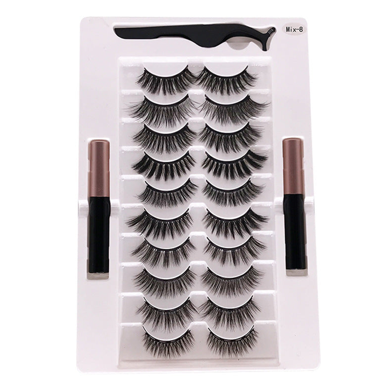 Magnetic Liquid Liner & Eyelash Natural Set