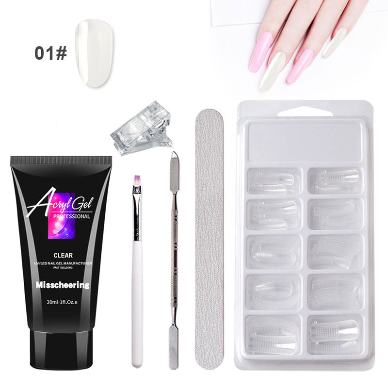 Painless Extension Nail Gel-Nail Art Without Paper Holder
