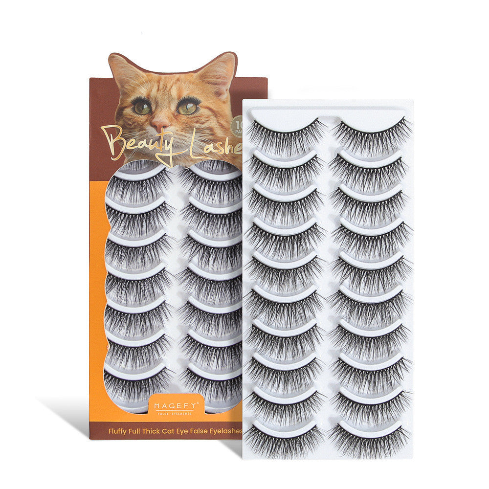Natural Eyelashes Box-10 Pairs