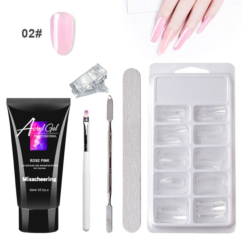 Painless Extension Nail Gel-Nail Art Without Paper Holder