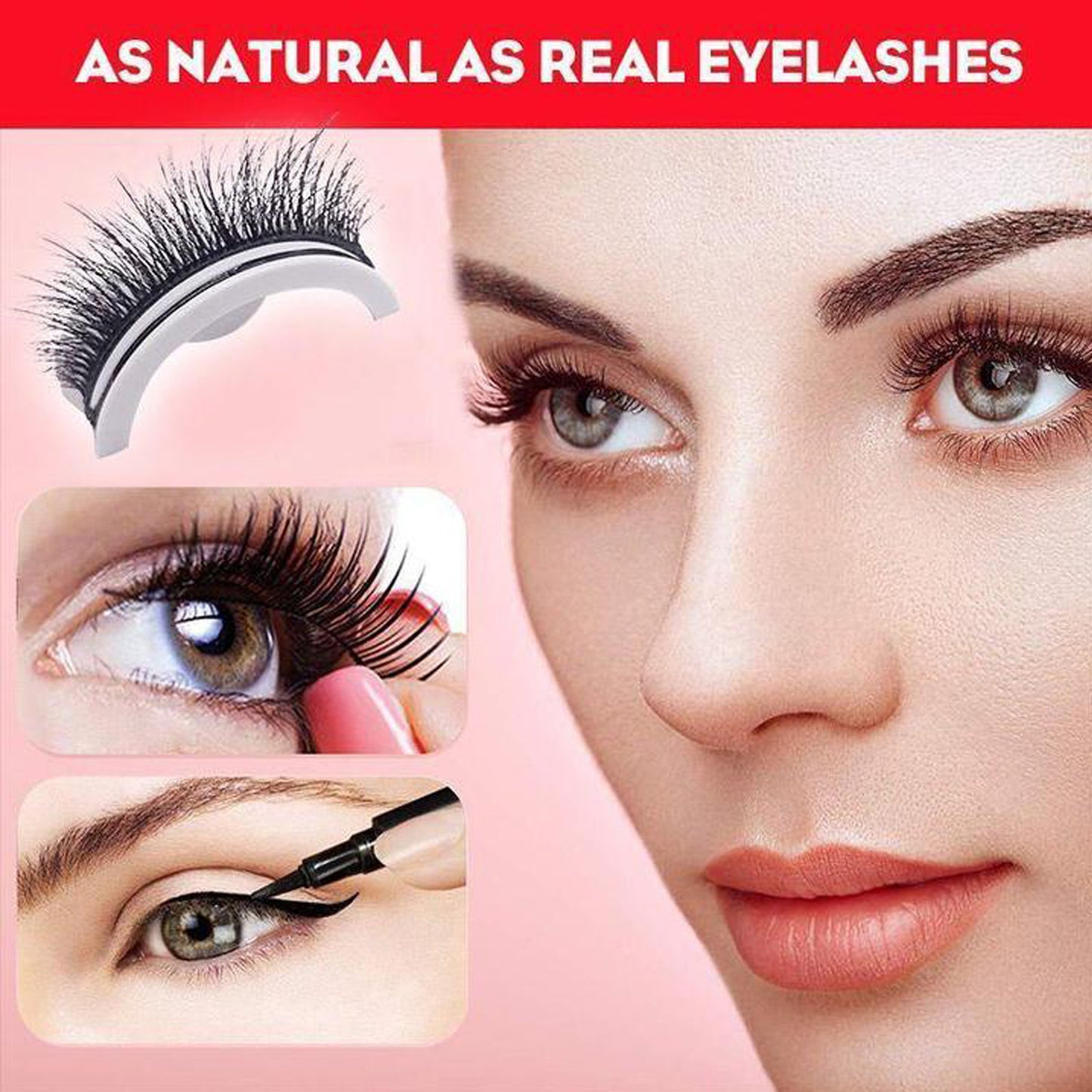 Thick Glue Free Self Adhesive Eyelashes