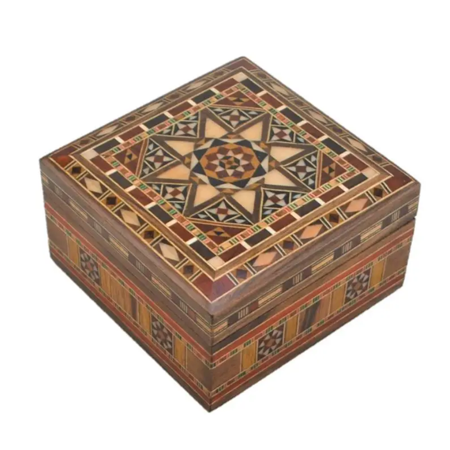 Nostalgic Jewelry Organizer Handmade Wooden Storage Box