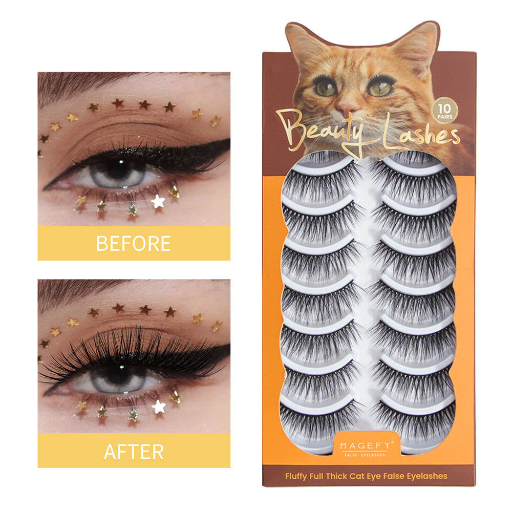 Natural Eyelashes Box-10 Pairs