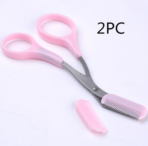 Eyebrow scissor with eyebrow comb