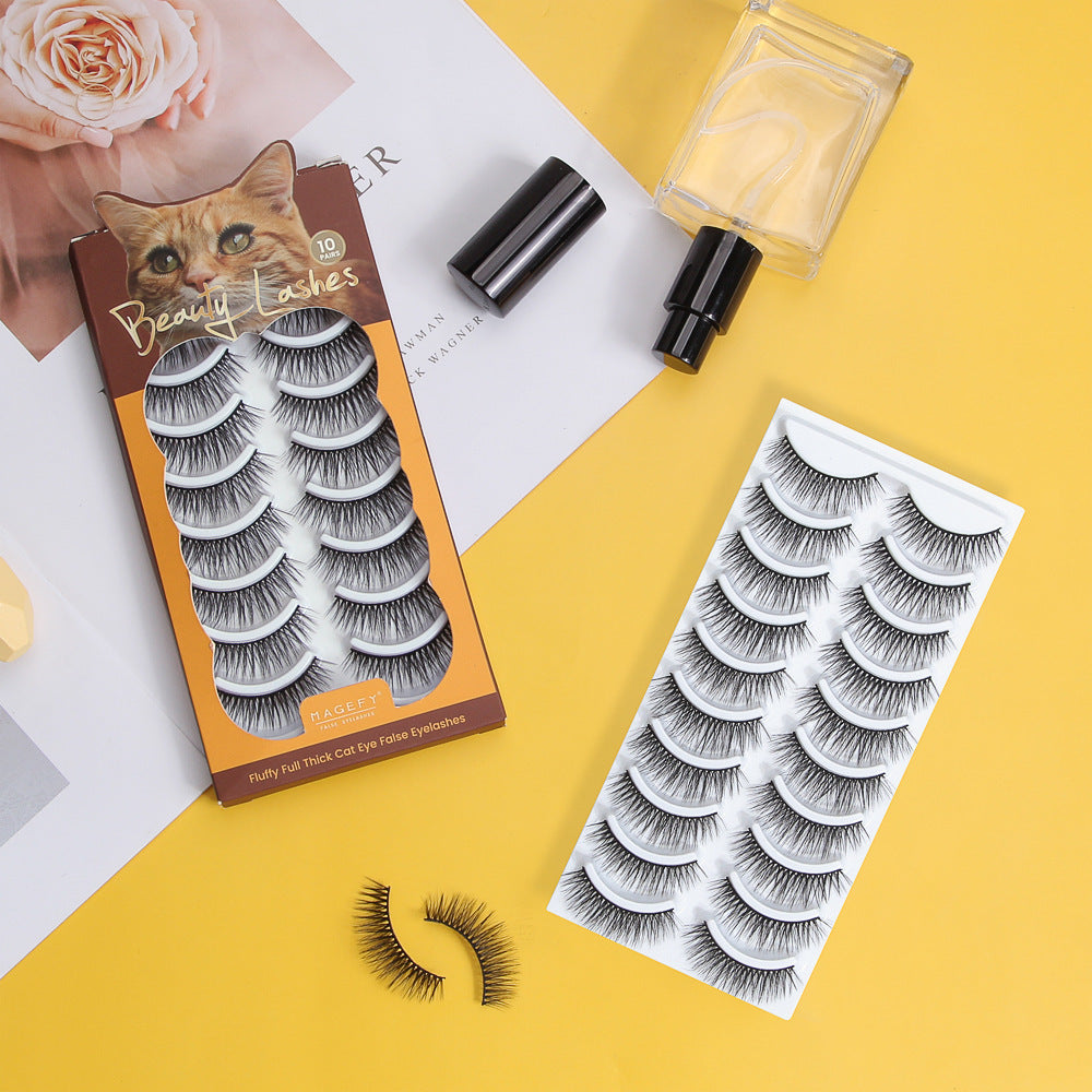 Natural Eyelashes Box-10 Pairs