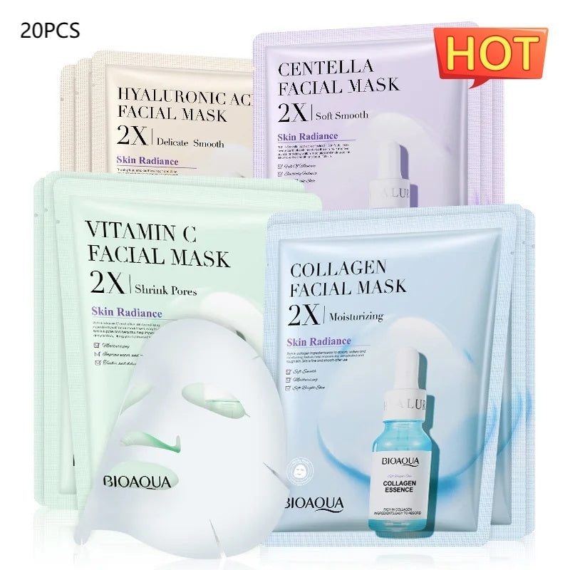 Collagen Face Mask with Skin Care Gel