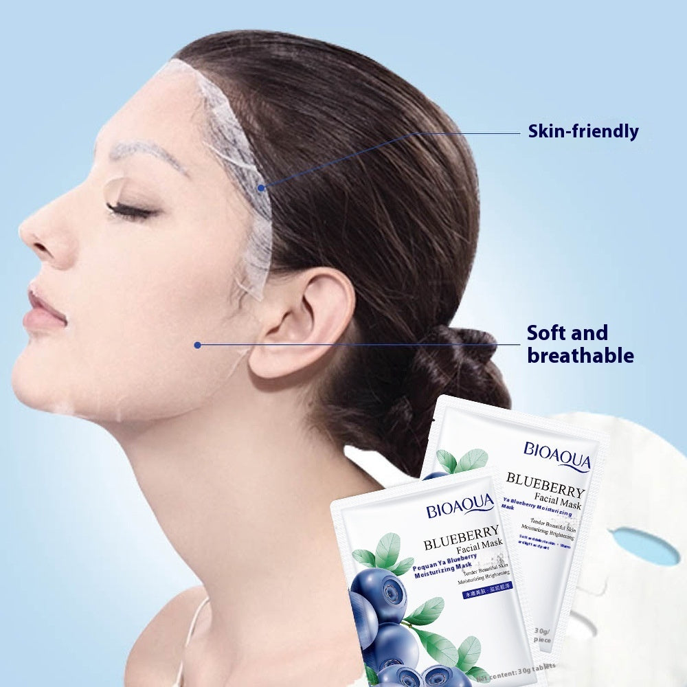 Blueberry Combination Moisturizing Snow Skin Silk Invisible Mask