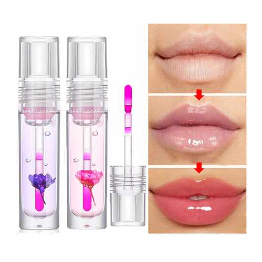 Flower Color Changing Lip Oil Moisturizing