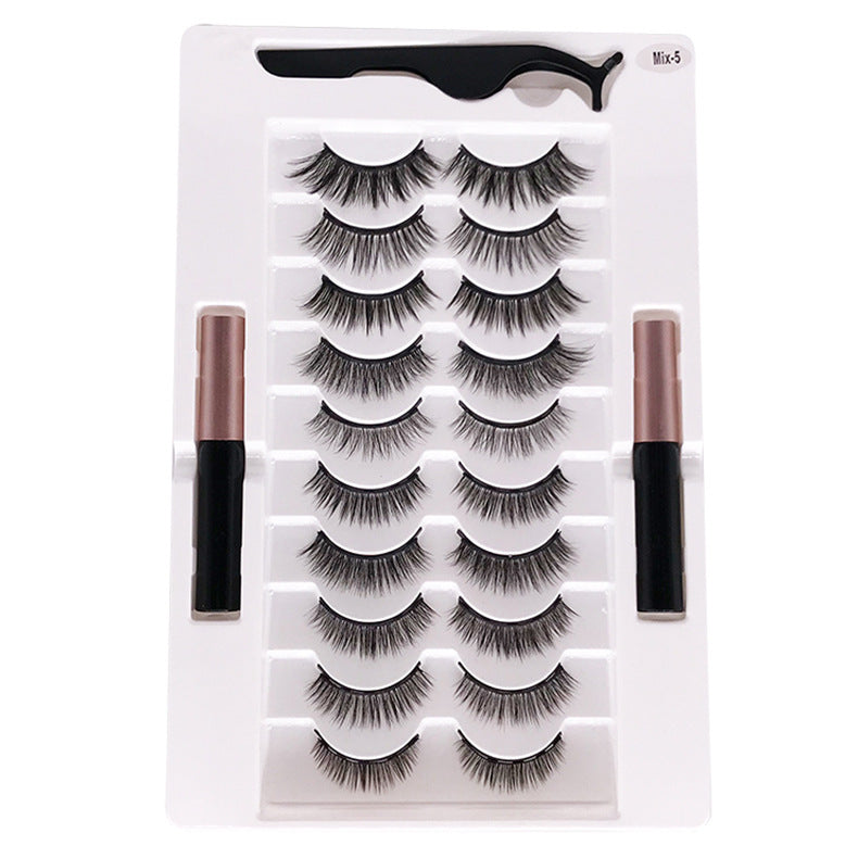 Magnetic Liquid Liner & Eyelash Natural Set