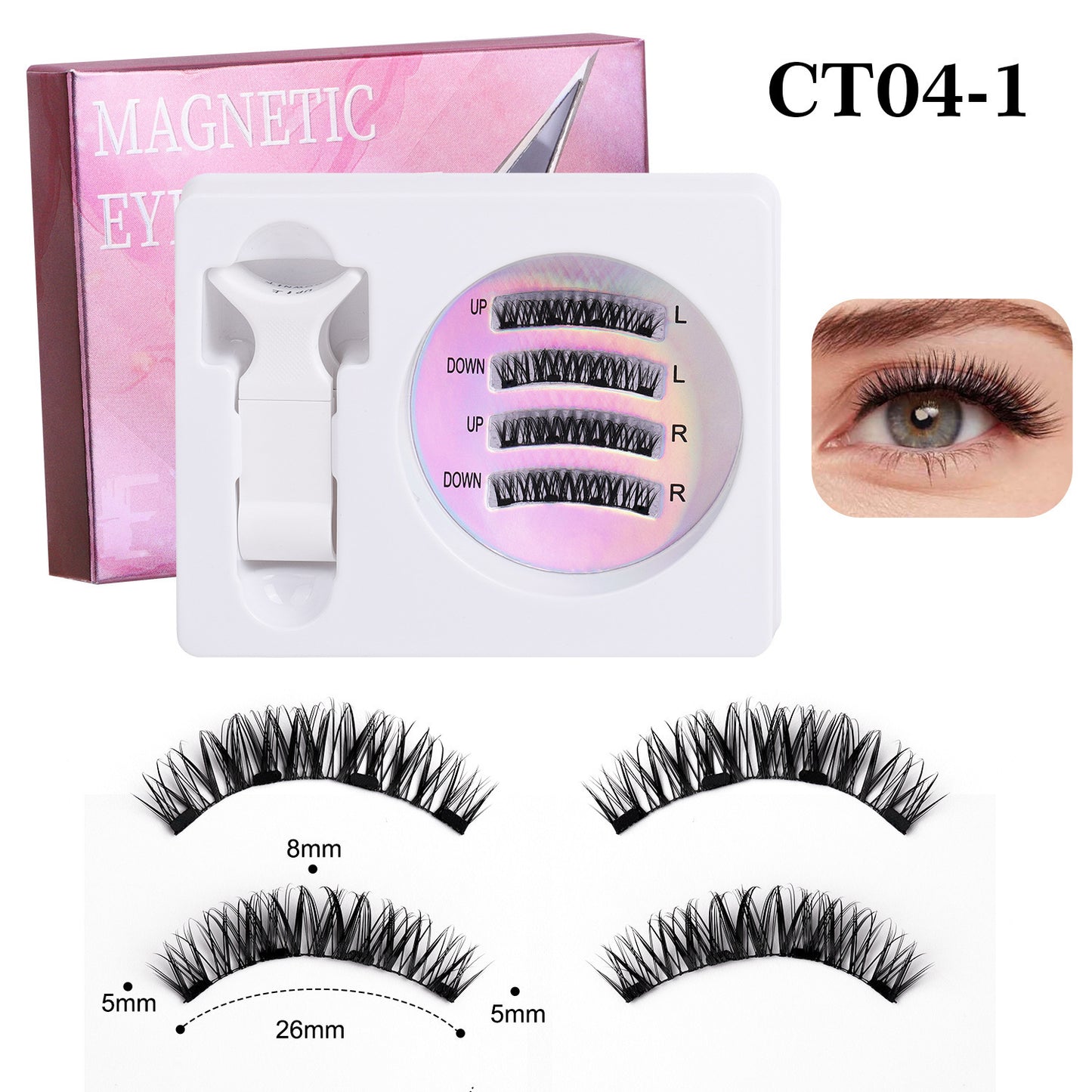 Magnetic Eyelashes Model Suit Thick