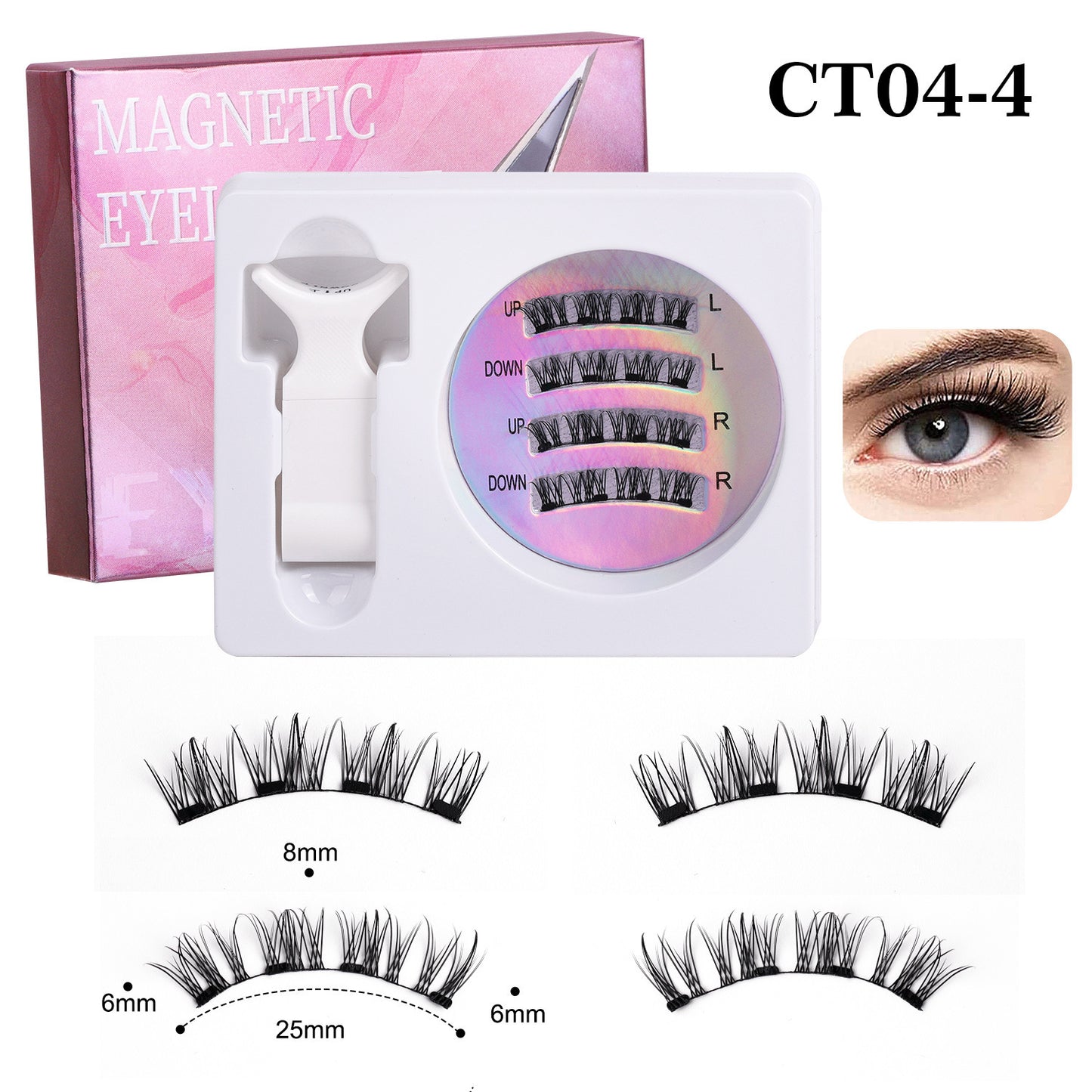 Magnetic Eyelashes Model Suit Thick
