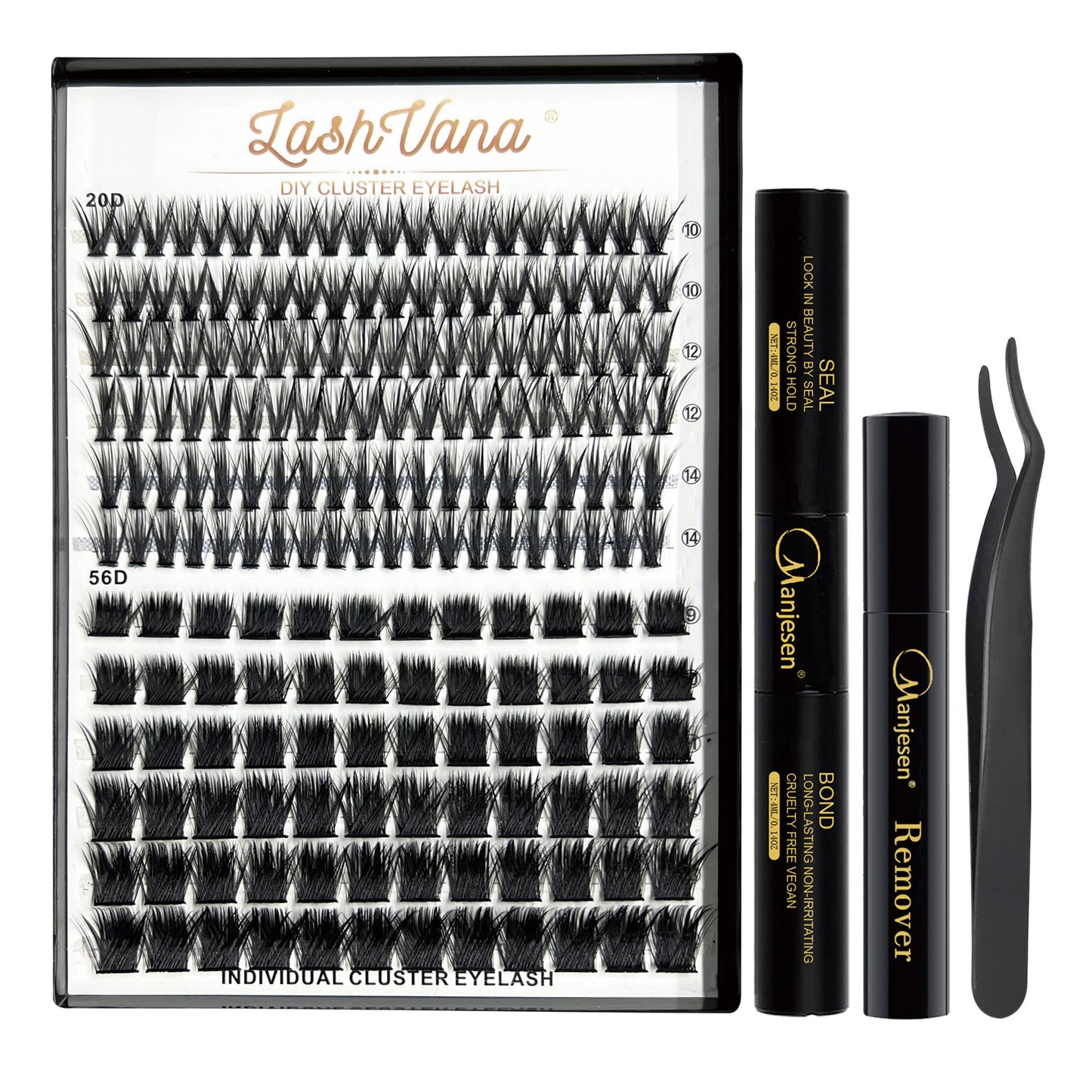 Set Of Thick Curly Eyelashes