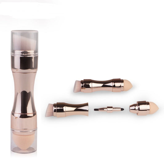 Four-in-one Multifunctional Portable Beauty Brush