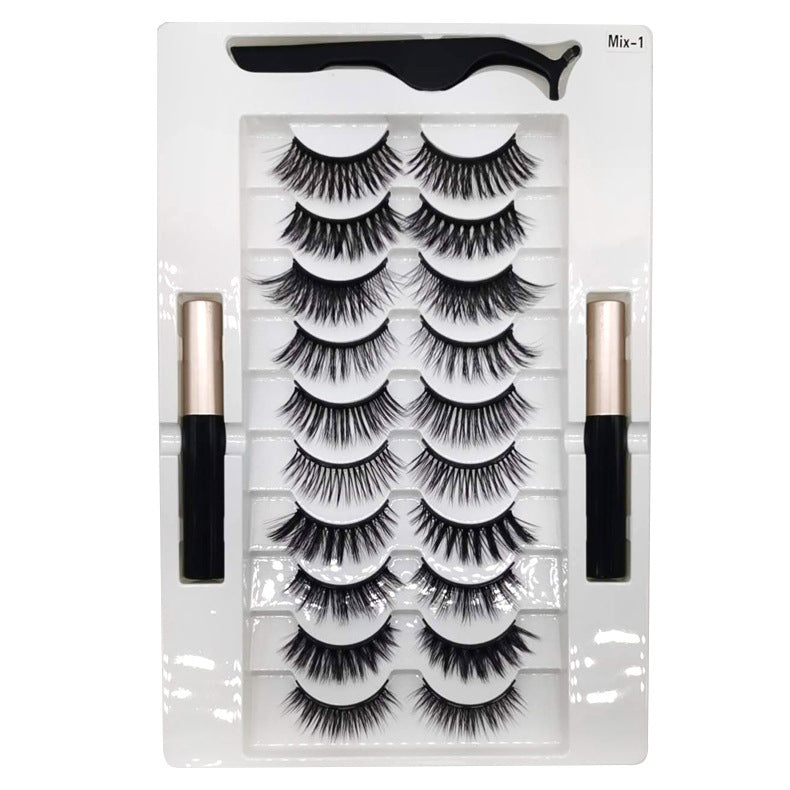 Magnetic Liquid Liner & Eyelash Natural Set