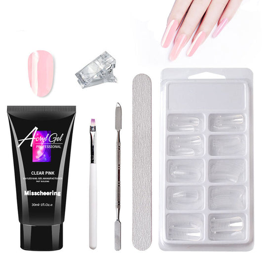 Painless Extension Nail Gel-Nail Art Without Paper Holder