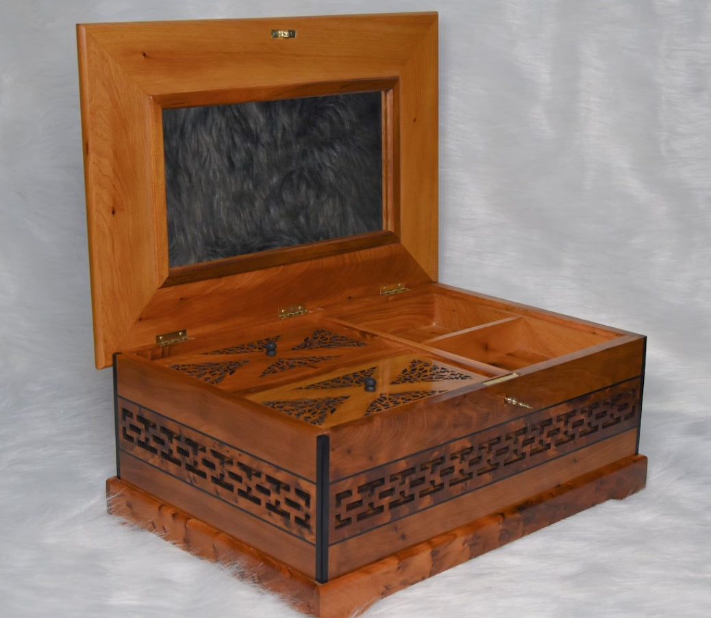 High Quality Thuya Storage Box With Lock Key, Decorative Gift Idea,Perfect Gift