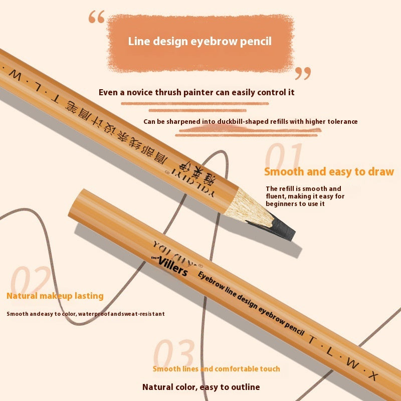 Positioning Eyebrow Pencil Waterproof,Anti-hemp,Tattoo Embroidery